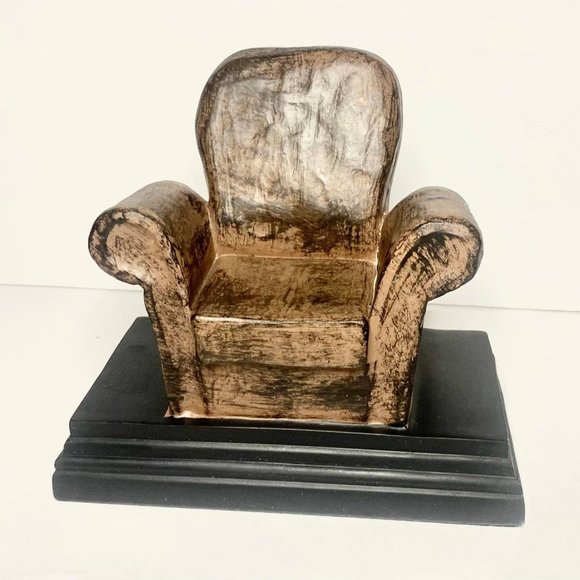 Brown Sofa Couch Ceramic Book Ends - Picture 5 of 5